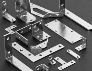 Metal stamping brackets for wooden houses